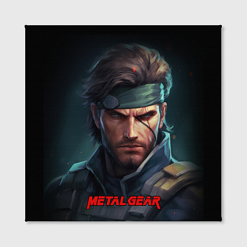 Картина квадратная Веном Снейк из игры Metal gear / 3D-принт – фото 2