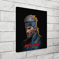 Холст квадратный Веном Снейк из игры Metal gear, цвет: 3D-принт — фото 2