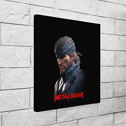 Холст квадратный Веном Снейк из игры Metal gear, цвет: 3D-принт — фото 2