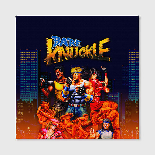 Картина квадратная Bare knuckle - streets of rage / 3D-принт – фото 2