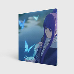 Картина квадратная Violet Fern