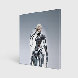 Холст квадратный Barbie - cyber warrior, цвет: 3D-принт