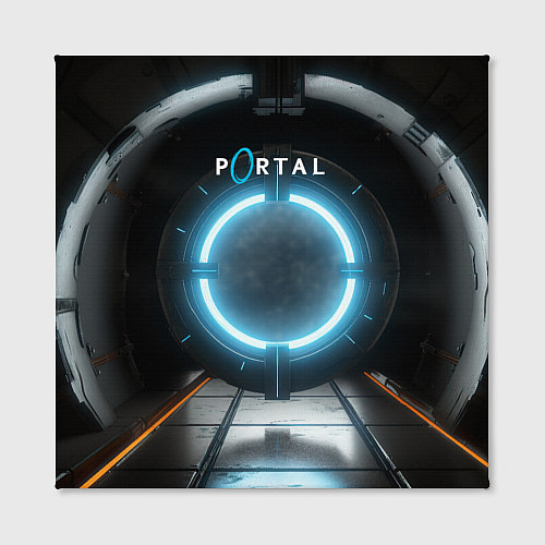 Картина квадратная Portal logo game / 3D-принт – фото 2