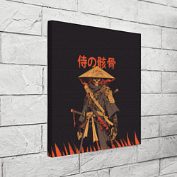 Холст квадратный Самурай нежить, цвет: 3D-принт — фото 2