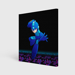 Холст квадратный Rockman - Mega man, цвет: 3D-принт