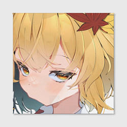 Холст квадратный Touhou Project Сидзуха Аки, цвет: 3D-принт — фото 2