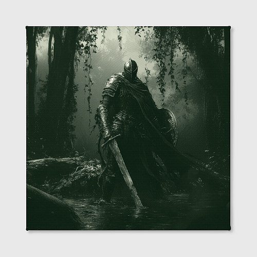 Картина квадратная Рыцарь из Dark Souls / 3D-принт – фото 2