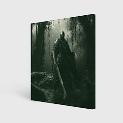 Холст квадратный Рыцарь из Dark Souls, цвет: 3D-принт