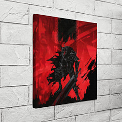 Холст квадратный Берсерк Гатс в броне скелета, цвет: 3D-принт — фото 2