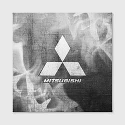 Холст квадратный Mitsubishi - grey gradient, цвет: 3D-принт — фото 2