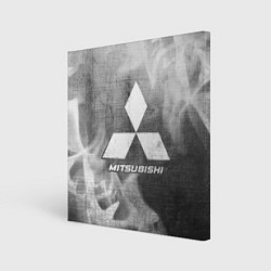 Холст квадратный Mitsubishi - grey gradient, цвет: 3D-принт