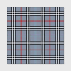 Холст квадратный Стильная клетка - шотландская, цвет: 3D-принт — фото 2