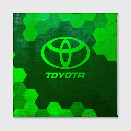 Картина квадратная Toyota - green gradient / 3D-принт – фото 2