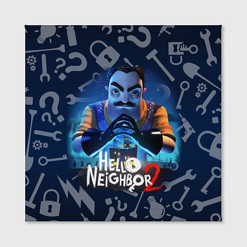 Картина квадратная Привет сосед из игры Hello Neighbor / 3D-принт – фото 2