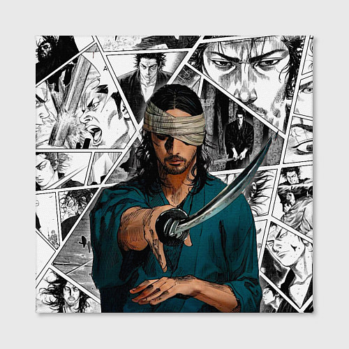 Картина квадратная Musashi Miyamoto / 3D-принт – фото 2