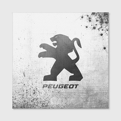 Картина квадратная Peugeot - white gradient / 3D-принт – фото 2