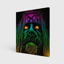 Холст квадратный Rob zombie - head, цвет: 3D-принт