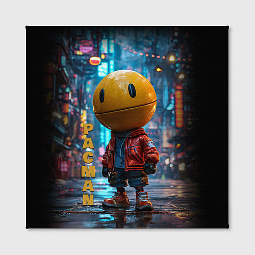 Картина квадратная Urban Pac 8bit / 3D-принт – фото 2