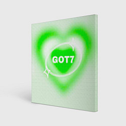Картина квадратная Got7 сердце