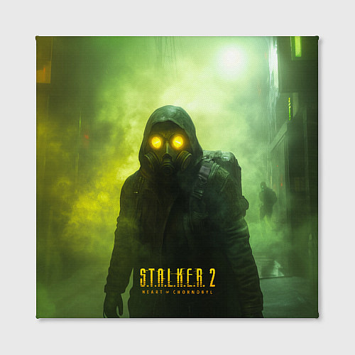 Картина квадратная Stalker 2 ядовитый дым / 3D-принт – фото 2