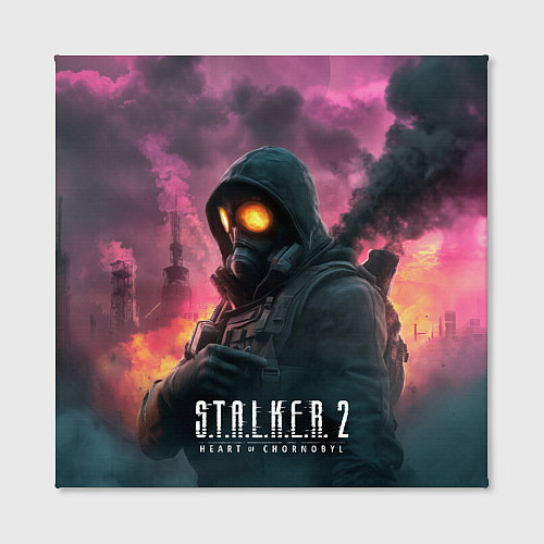 Картина квадратная Stalker 2 радиоактивный фон / 3D-принт – фото 2