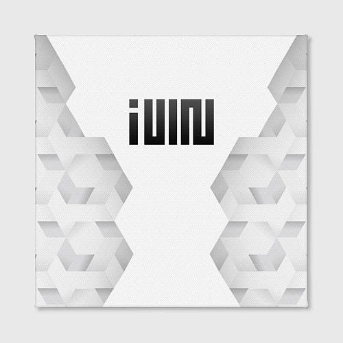 Картина квадратная Gidle white poly / 3D-принт – фото 2