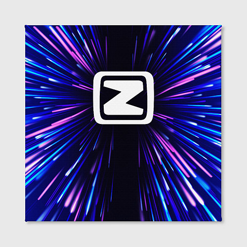 Картина квадратная Zotye neon energy / 3D-принт – фото 2