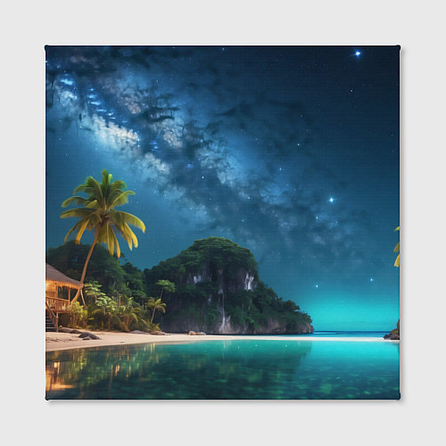 Картина квадратная Island beach / 3D-принт – фото 2