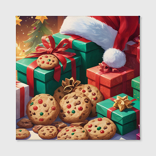 Картина квадратная Рождественские подарки / 3D-принт – фото 2