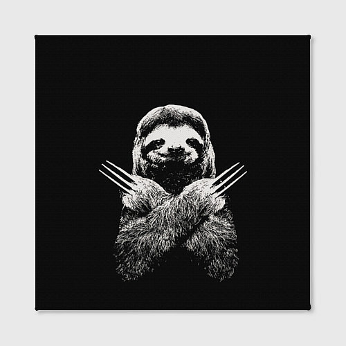 Картина квадратная Ленивец росомаха / 3D-принт – фото 2