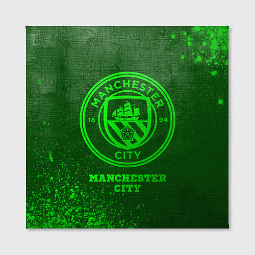 Картина квадратная Manchester City - green gradient / 3D-принт – фото 2