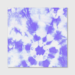 Холст квадратный Фиолетовый арт тай дай, цвет: 3D-принт — фото 2