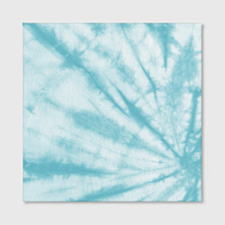 Холст квадратный Голубой тай дай, цвет: 3D-принт — фото 2