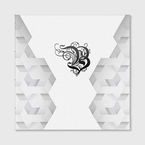 Картина квадратная Burzum white poly / 3D-принт – фото 2