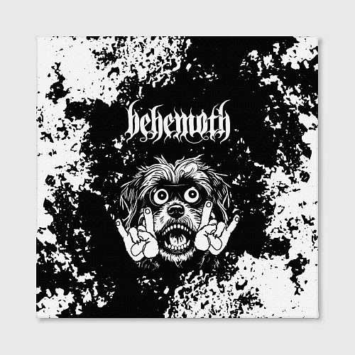 Картина квадратная Behemoth рок пес / 3D-принт – фото 2