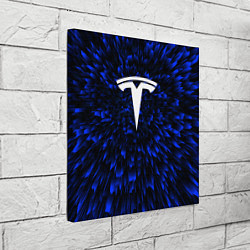 Холст квадратный Tesla blue energy, цвет: 3D-принт — фото 2