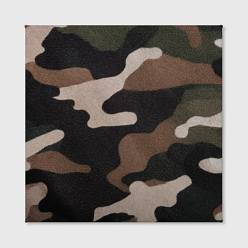 Картина квадратная Армейский камуфляж / 3D-принт – фото 2