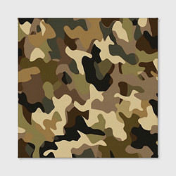 Холст квадратный Милитари камуфляж, цвет: 3D-принт — фото 2