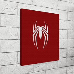 Холст квадратный SpiderMan - logo, цвет: 3D-принт — фото 2