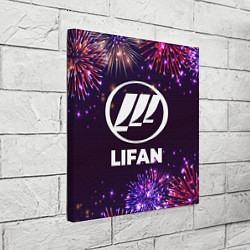 Холст квадратный Праздничный Lifan, цвет: 3D-принт — фото 2