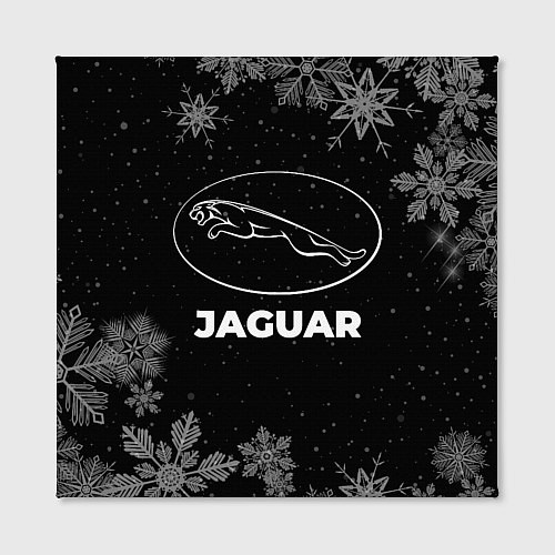 Картина квадратная Снежный Jaguar / 3D-принт – фото 2