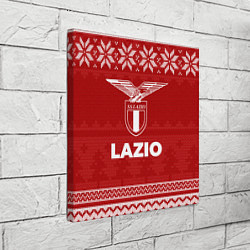 Холст квадратный Новогодний Lazio, цвет: 3D-принт — фото 2