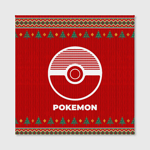 Картина квадратная Pokemon new year / 3D-принт – фото 2