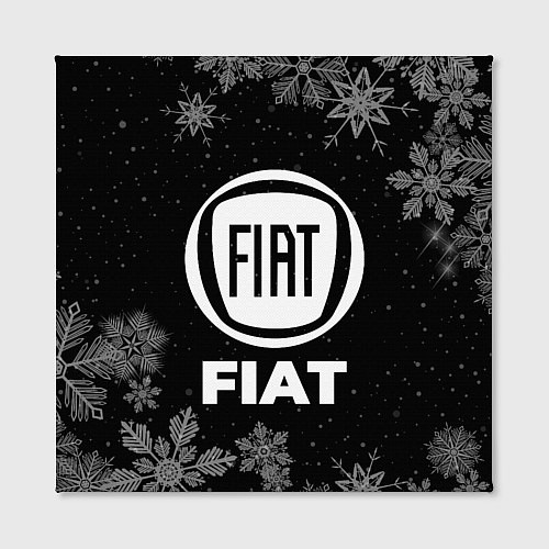 Картина квадратная Снежный Fiat / 3D-принт – фото 2