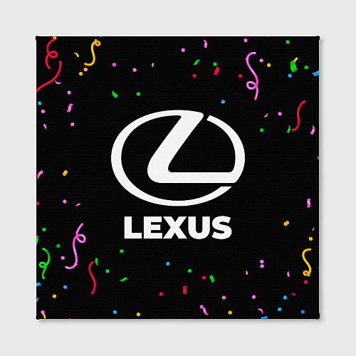 Картина квадратная Lexus конфети / 3D-принт – фото 2
