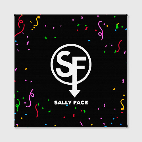 Картина квадратная Sally Face конфети / 3D-принт – фото 2