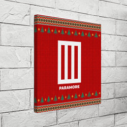 Холст квадратный Paramore new year, цвет: 3D-принт — фото 2