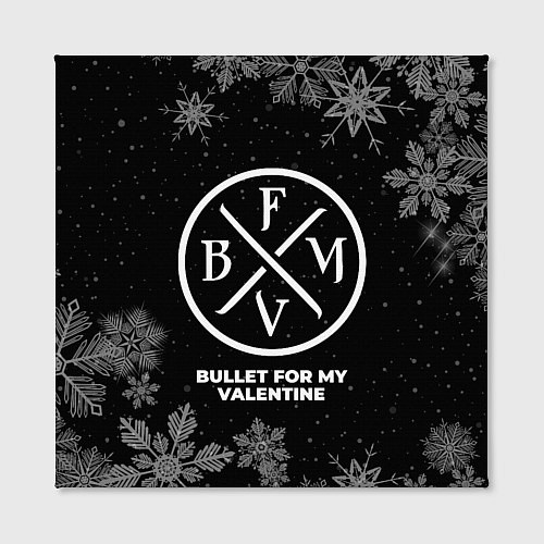 Картина квадратная Снежный Bullet For My Valentine / 3D-принт – фото 2