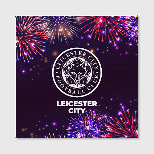 Картина квадратная Праздничный Leicester City / 3D-принт – фото 2