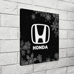 Холст квадратный Снежный Honda, цвет: 3D-принт — фото 2